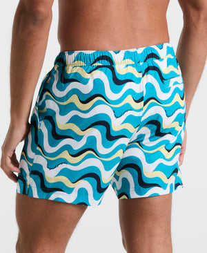 5" Multiwave Swim Short (Tahitian Teal) 