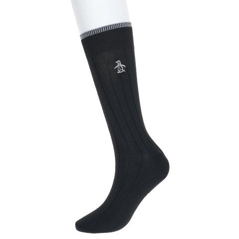 5 Pack Augustin Fashion Dress Socks (Black) 