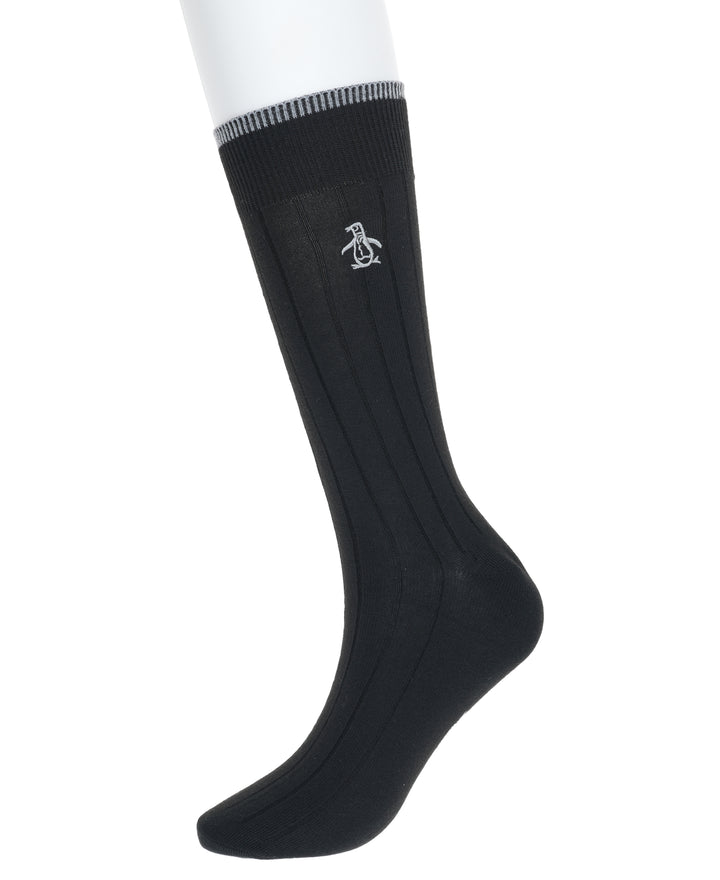 5 Pack Augustin Fashion Dress Socks (Asst Black) 