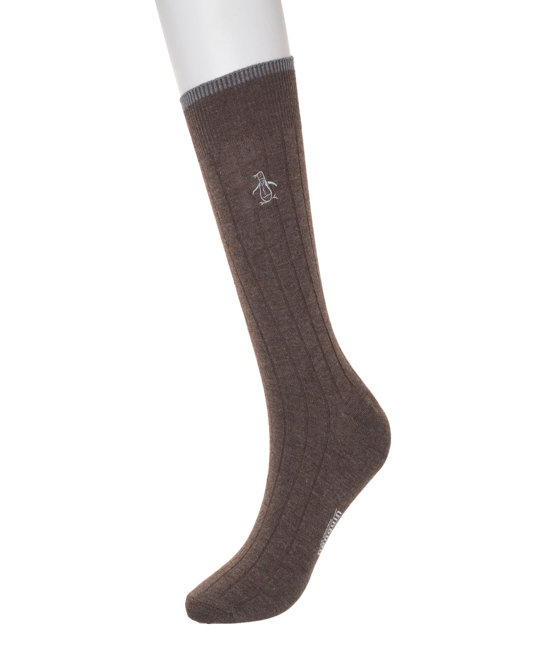 5 Pack Solid Ribbed Dress Socks-Socks-Original Penguin (Asst Blue)