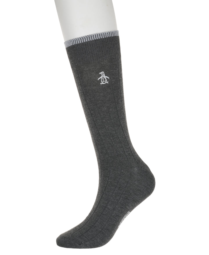 5 Pack Patterned Dress Sock (Grey) 