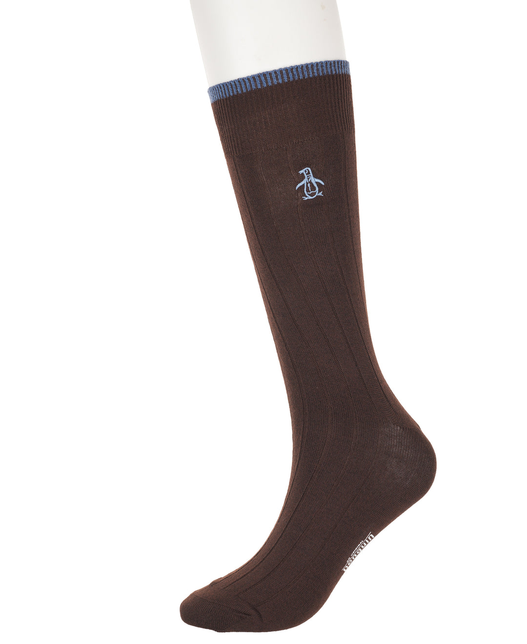 5 Pack Solid Dress Ribbed Sock (Burgundy) 
