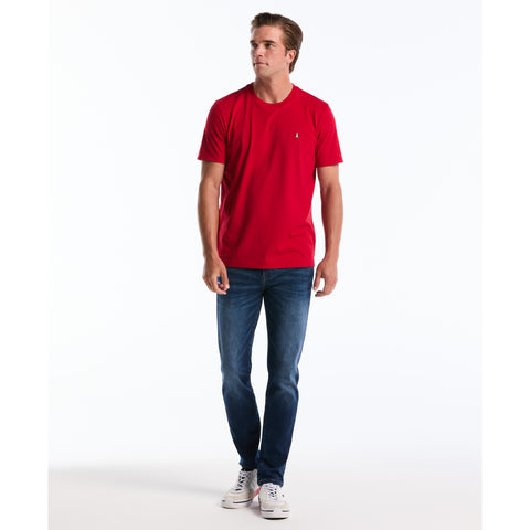 5 Pocket Vintage Indigo Denim-Denim-Medium Indigo-28-30-Original Penguin