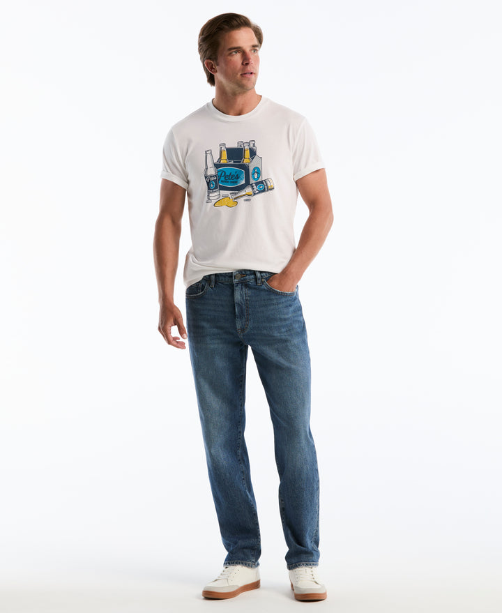 5 Pocket Denim Jean (Medium Indigo) 