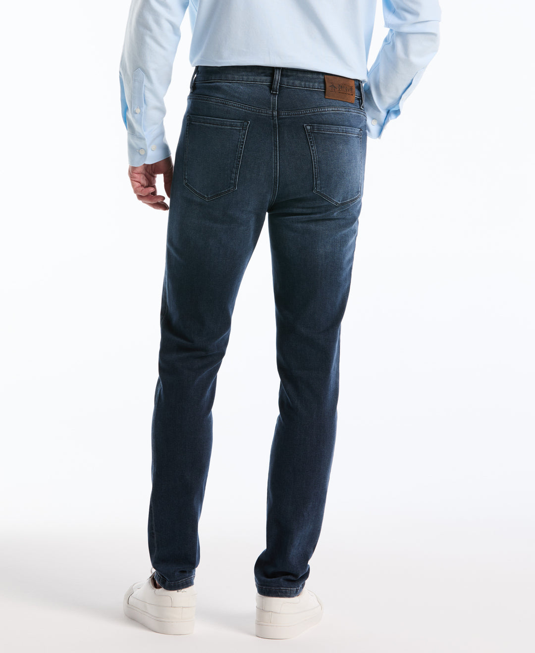 5 Pocket Modal Black Denim Pant (Black Indigo) 