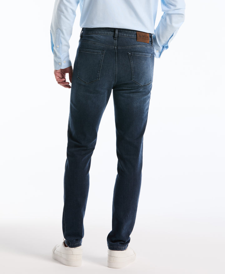5 Pocket Modal Black Denim Pant (Black Indigo) 