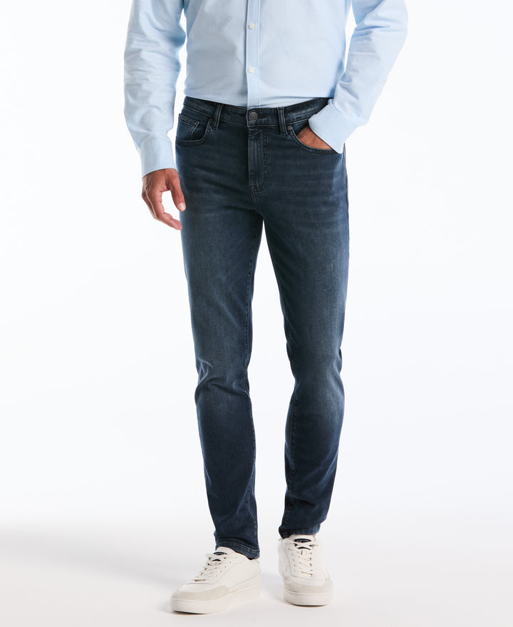 5 Pocket Modal Black Denim Pant (Black Indigo) 