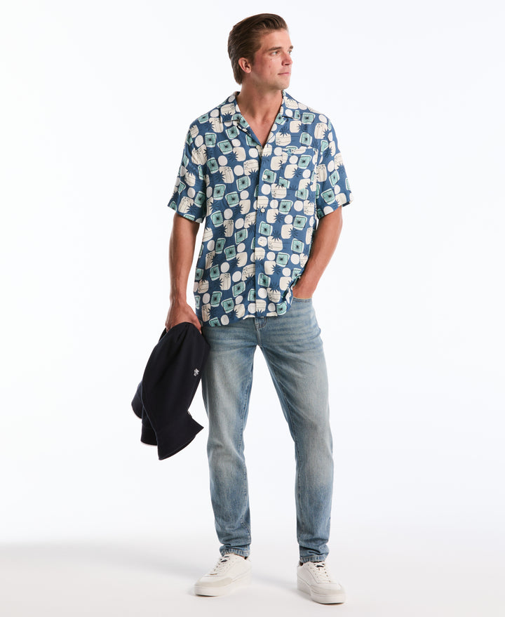 5 Pocket Light Indigo Denim Pant (Light Indigo) 