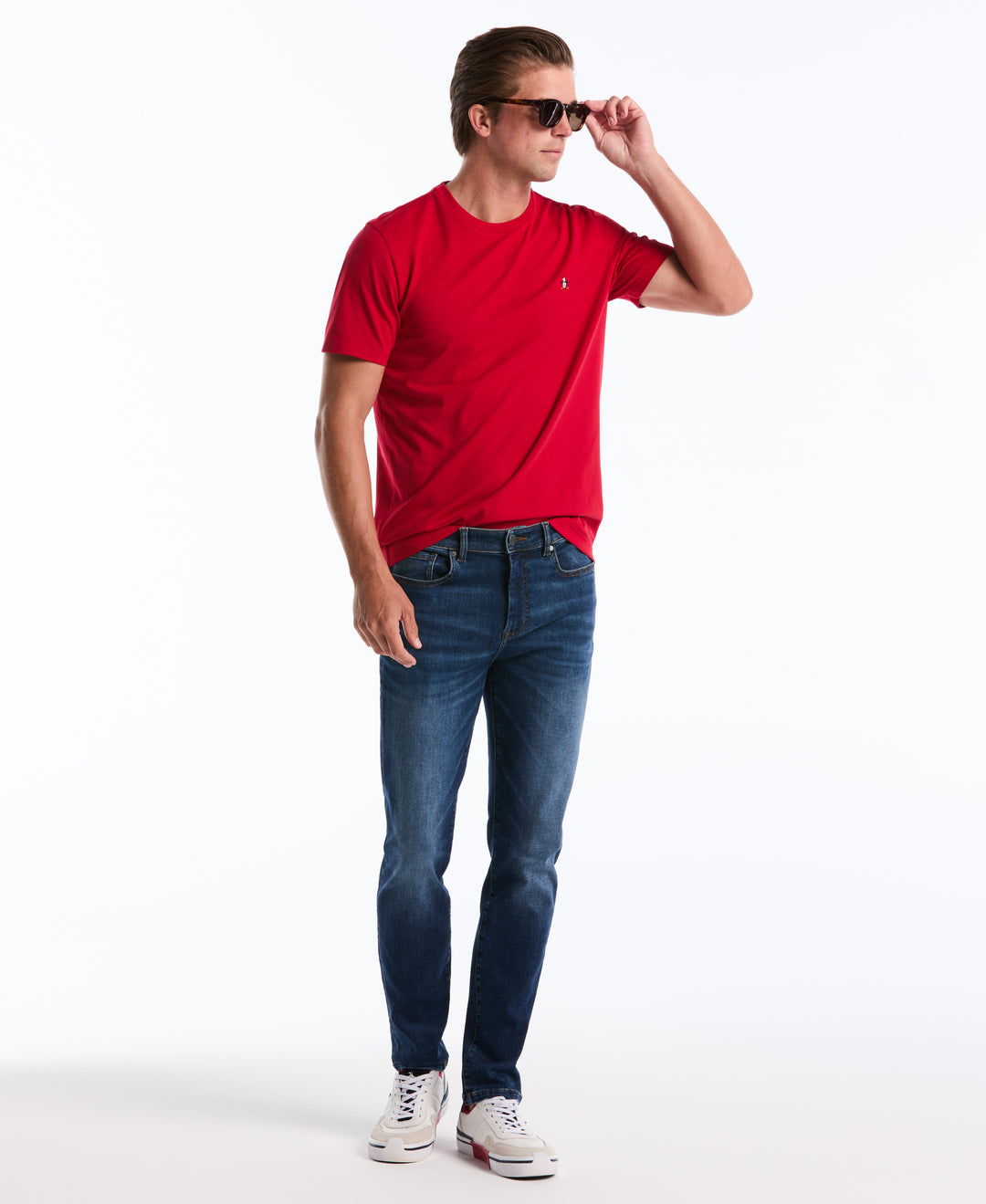 5 Pocket Vintage Denim Pant (Medium Indigo) 