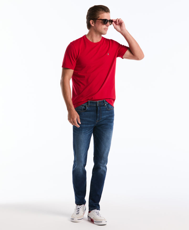 5 Pocket Vintage Denim Pant (Medium Indigo) 