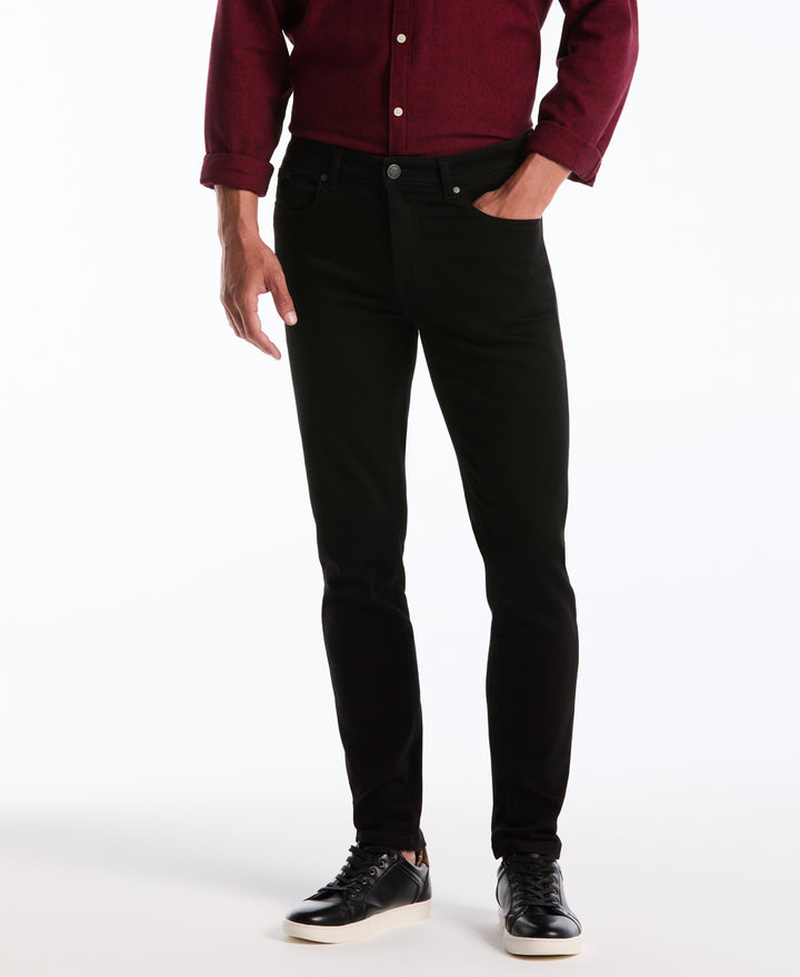 5 Pocket Black Denim Pant (Black) 