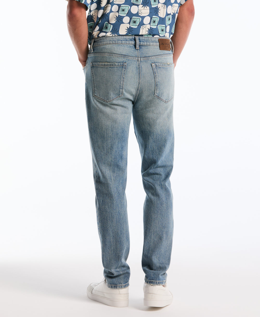 5 Pocket Light Indigo Denim Pant (Light Indigo) 
