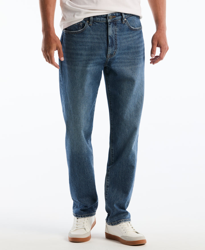 5 Pocket Denim Jean (Medium Indigo) 