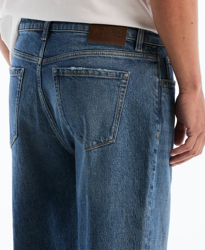 5 Pocket Denim Jean (Medium Indigo) 