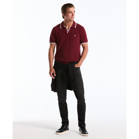 5 Pocket Coated Black Denim-Denim-Original Penguin