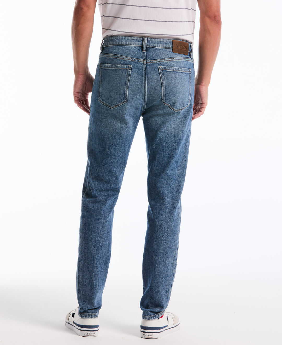5 Pocket Med Indigo Denim Pant (Medium Indigo) 