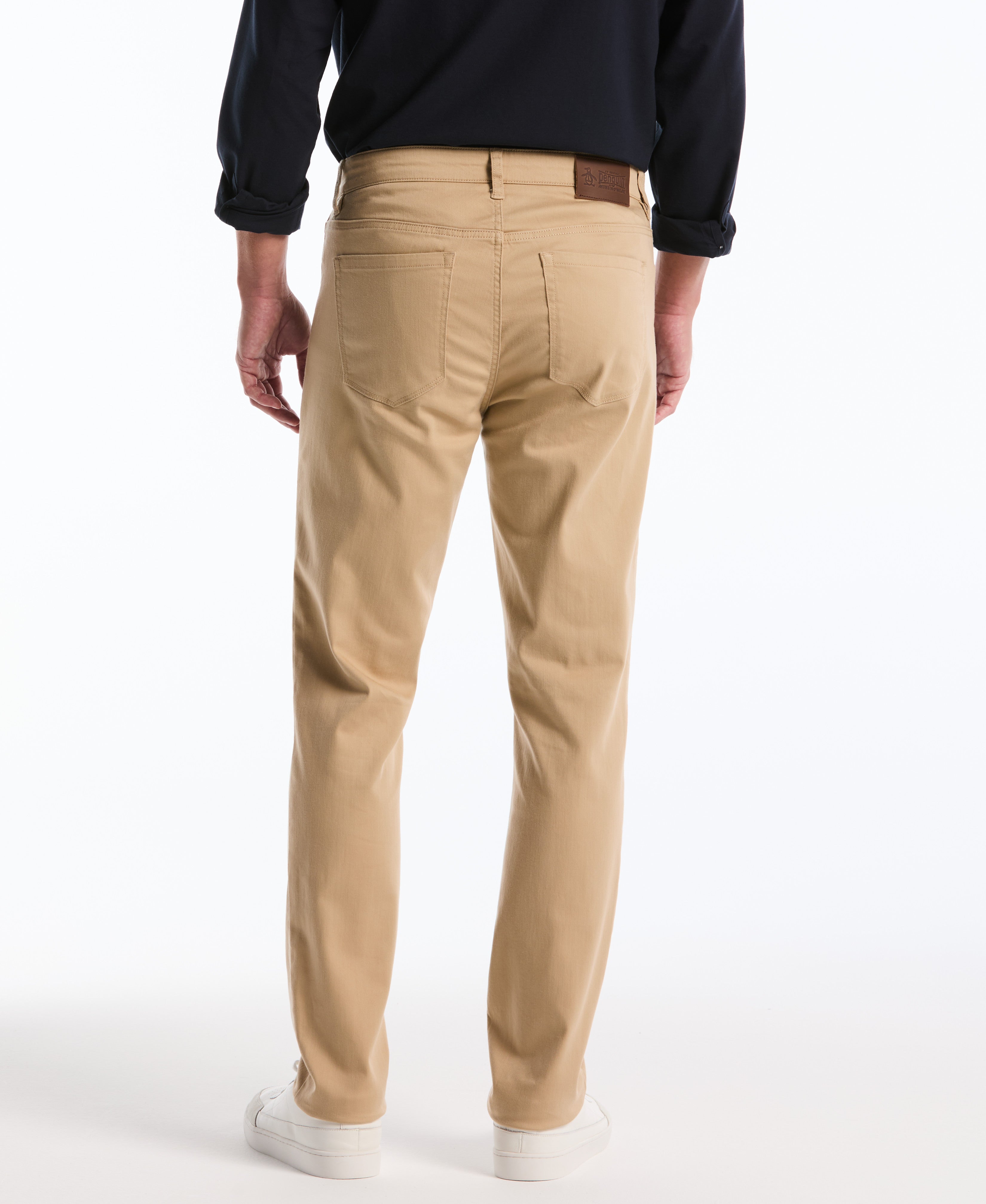 5 Pocket Slim Hemmed Dobbie Pant – Original Penguin US