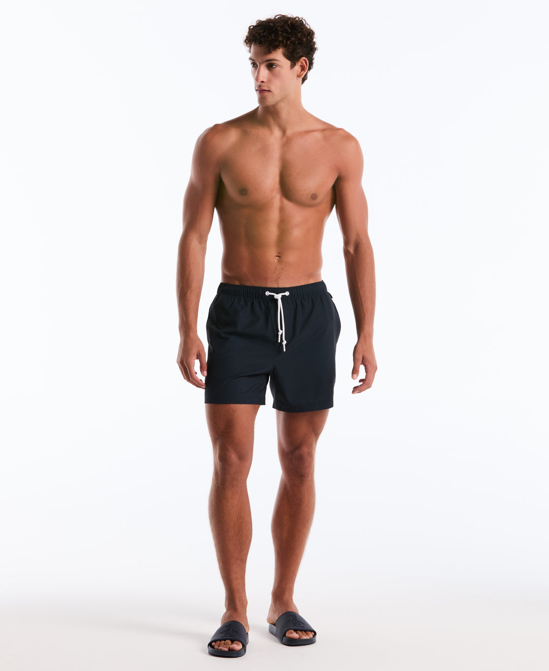 5" Solid Swim Trunks (Dark Sapphire) 