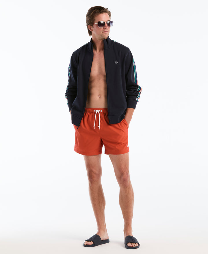5" Solid Swim Trunks (Orange Rust) 