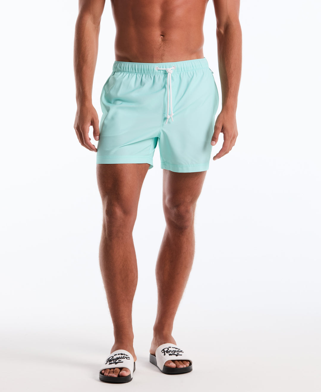 5" Solid Swim Trunks (Plume) 