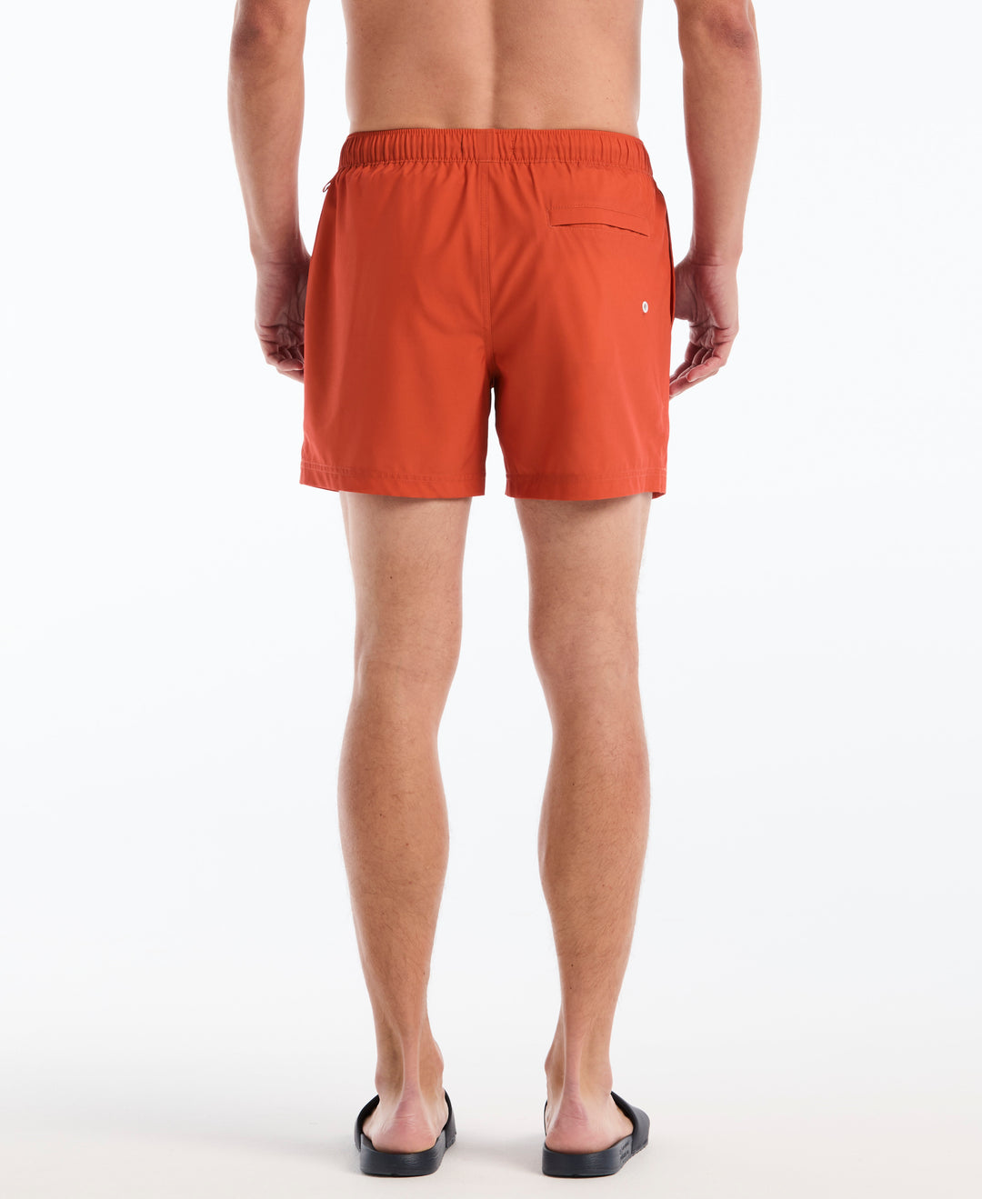5" Solid Swim Trunks (Orange Rust) 