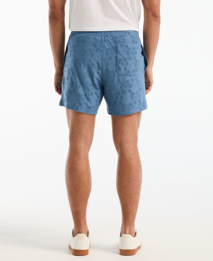 5" Terry Jacquard Hawaiian Short (Copen Blue) 