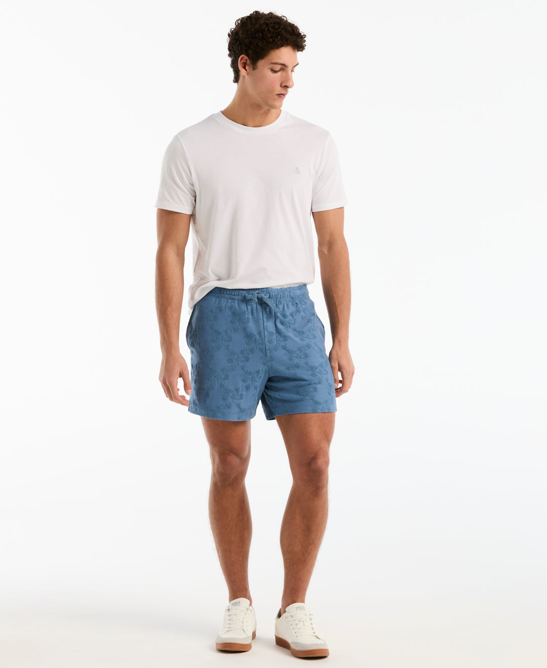 5" Terry Jacquard Hawaiian Short (Copen Blue) 