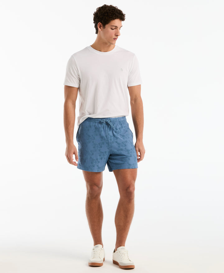 5" Terry Jacquard Hawaiian Short (Copen Blue) 