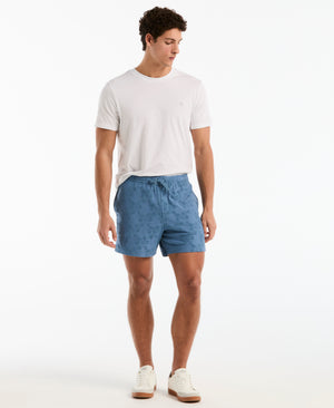 5" Terry Jacquard Hawaiian Short (Copen Blue) 