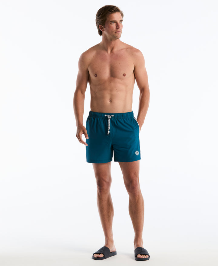 5" Volley Earl Tipped Swim Short-Swim-Ink Blue-XS-Original Penguin
