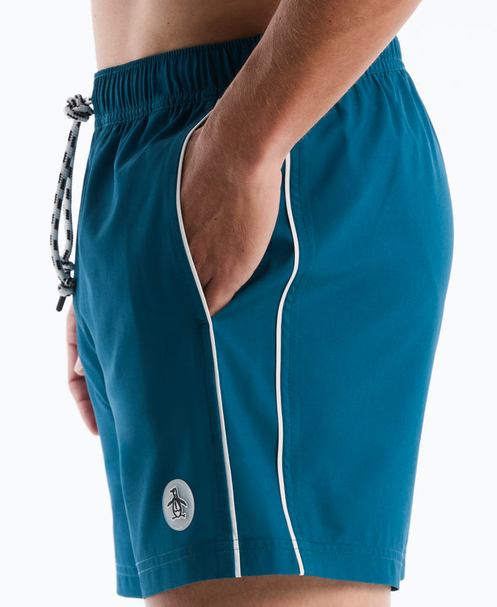 5" Volley Earl Tipped Swim Short-Swim-Original Penguin