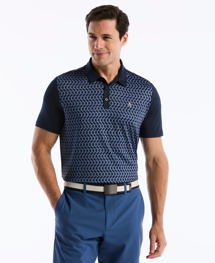 50's Block Mc-Geo Golf Polo (Black Iris) 