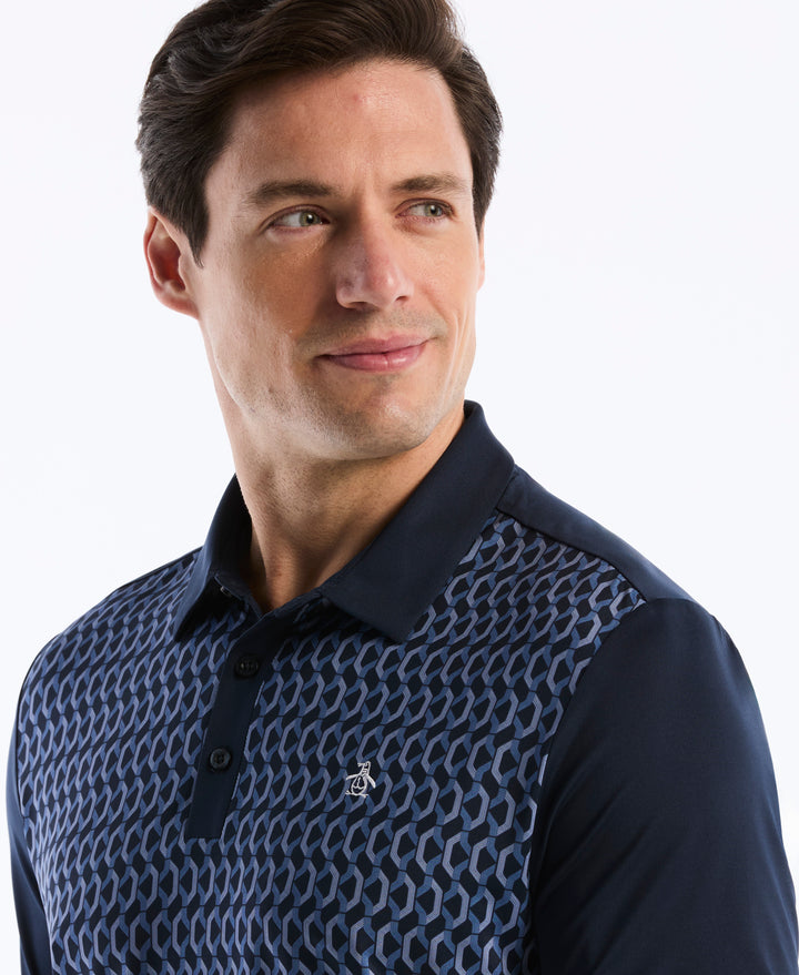 50's Block Mc-Geo Golf Polo (Black Iris) 
