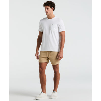 "6 Linen Cotton Shorts (Travertine) 