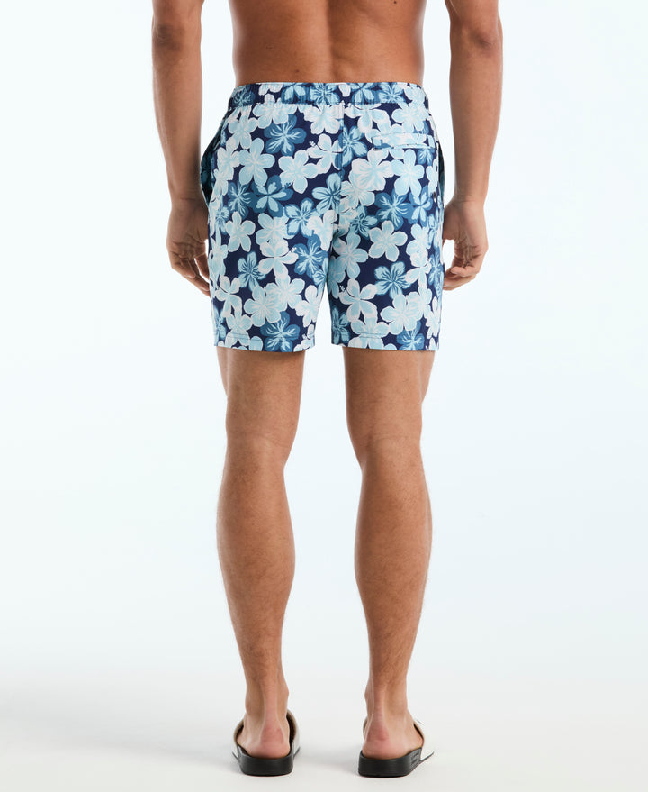 7" All-Over Hawaiian Volley Swim Short (Copen Blue) 