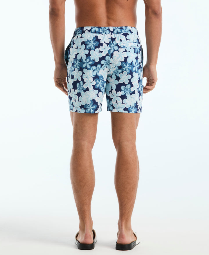 7" All-Over Hawaiian Volley Swim Short (Copen Blue) 