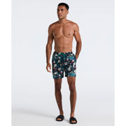 7" Volley All-Over Print Poker Table Swim Short (Reflecting Pond) 