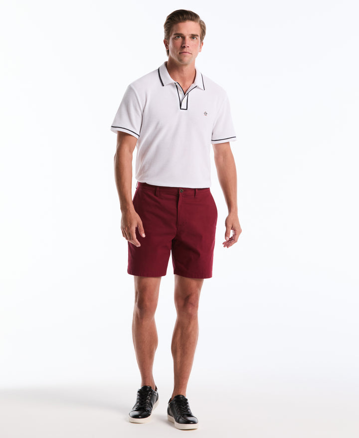 7" Cotton Nylon Twill Short (Cabernet) 