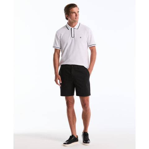 7" Cotton Blend Twill Short-Shorts-Caviar-28-Original Penguin