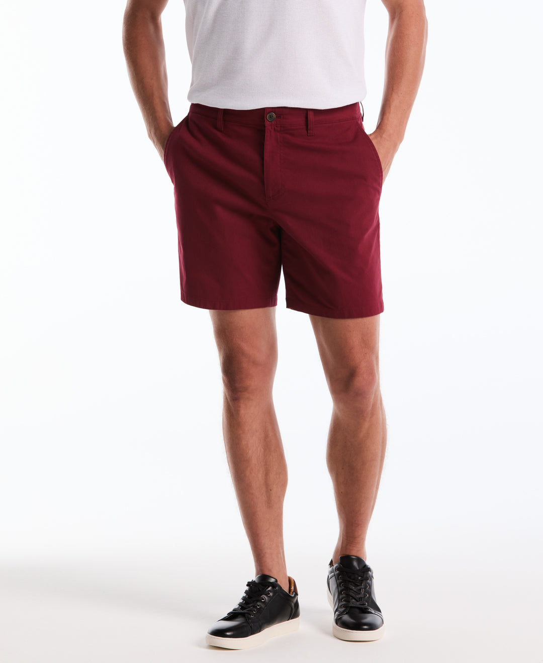 7" Cotton Nylon Twill Short (Cabernet) 