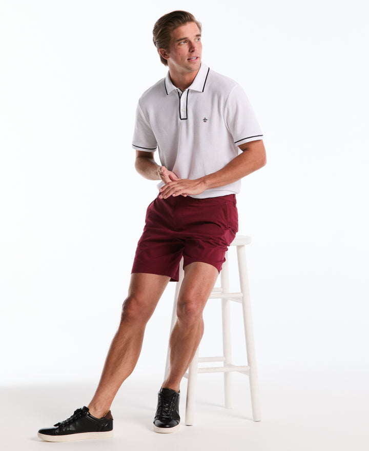 7" Cotton Nylon Twill Short (Cabernet) 