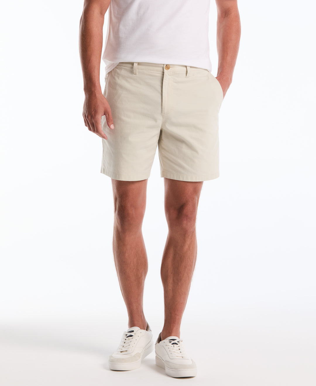 7" Cotton Nylon Twill Short (Stone) 