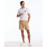 7" Cotton Blend Twill Short-Shorts-Travertine-28-Original Penguin