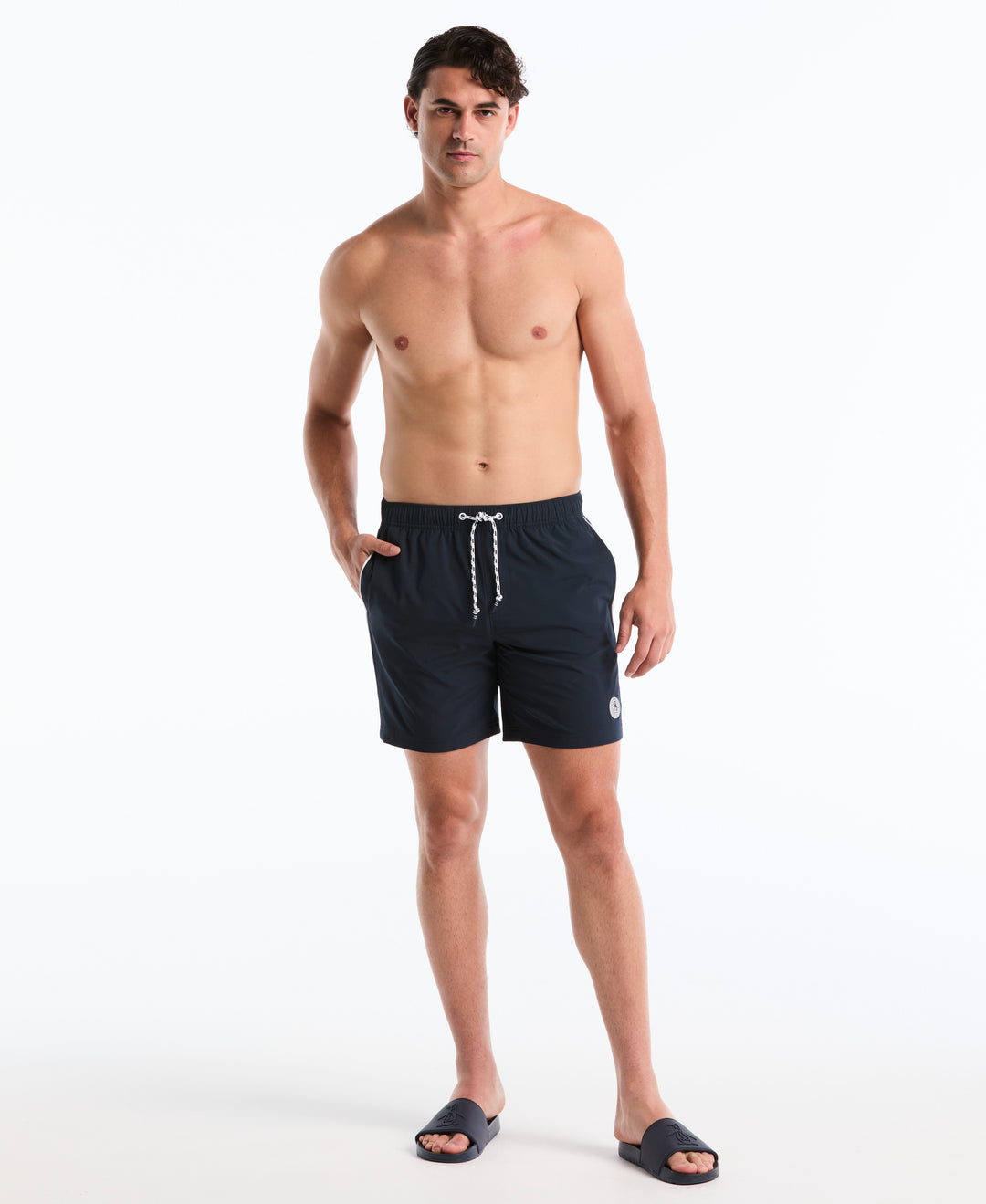 7" Volley Earl Tipped Swim Short (Dark Sapphire) 