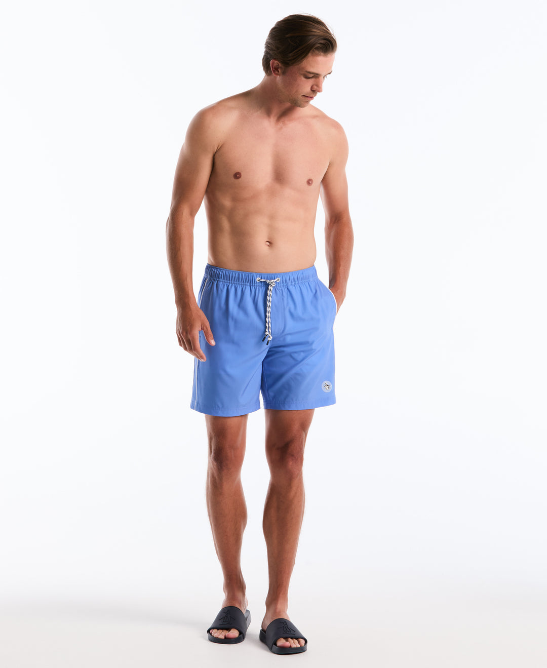 7" Volley Earl Tipped Swim Short (Ultramarine) 
