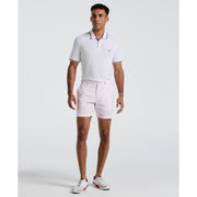 7" Flat Front Cotton Shorts (Barely Pink) 