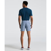7" Flat Front Cotton Shorts (Bay Blue) 