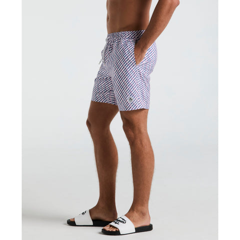 7" Geo Print Swim Short (Parfait Pink) 