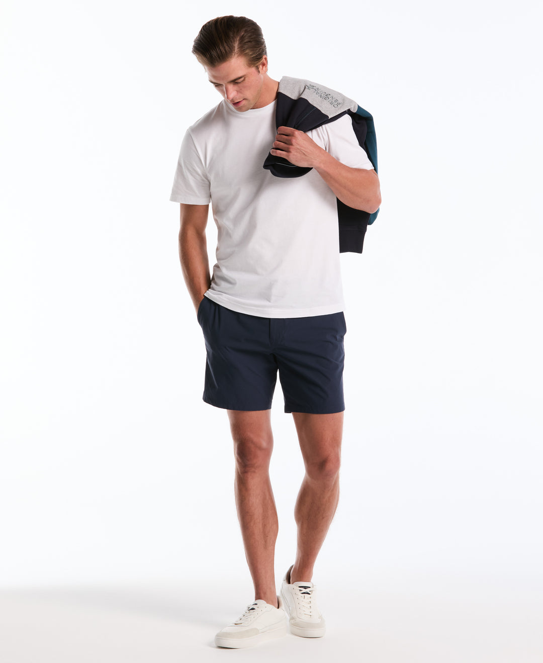 7" Limitless Stretch Tech Shorts (Navy) 