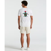 "7 Linen Dobby Striped Shorts (Birch) 
